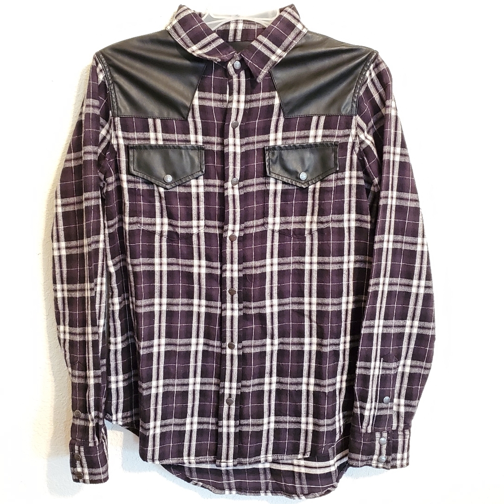 Current Elliott Plaid Button Down - image 1